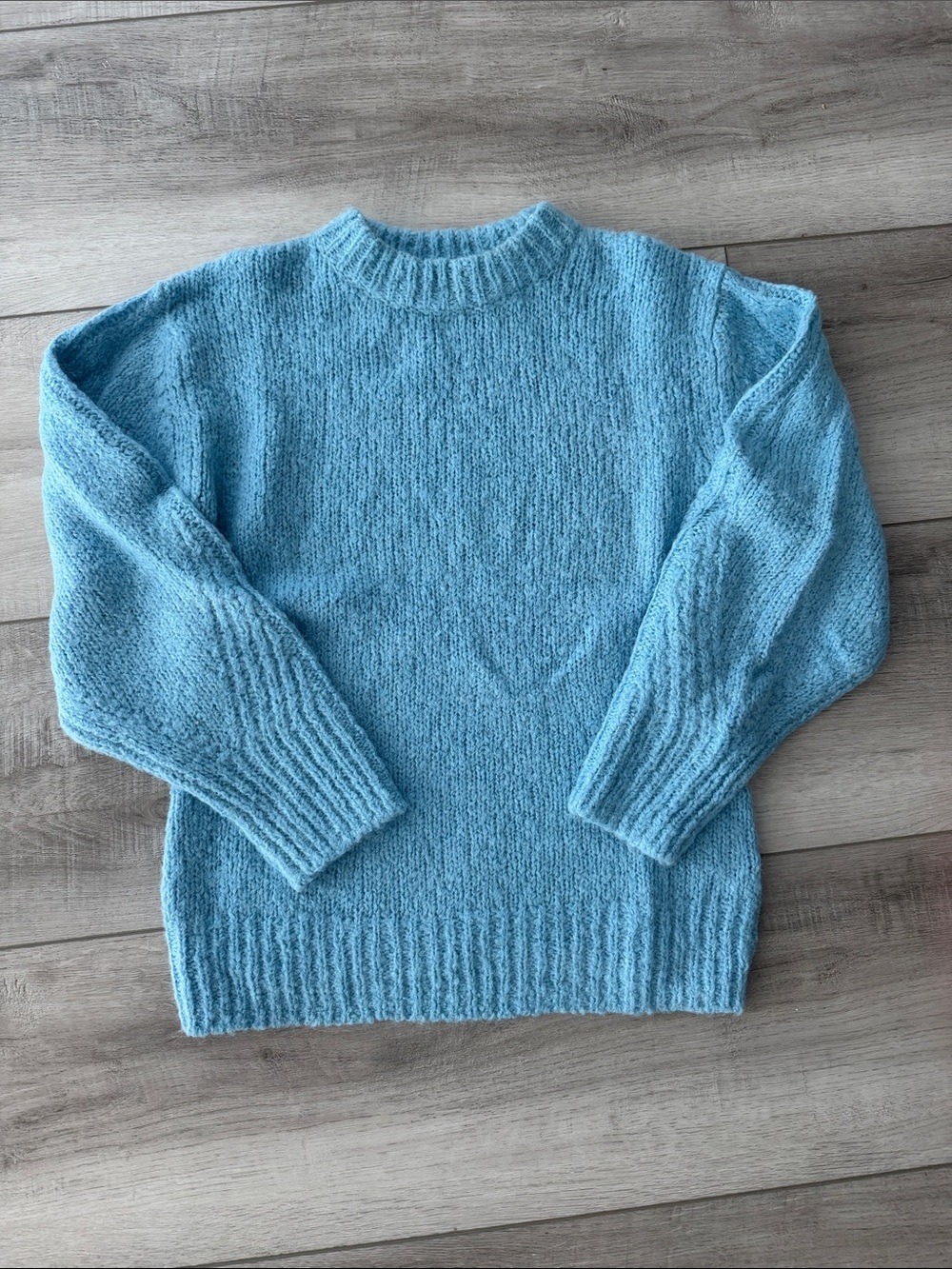 A.L.C. Light Blue Alpaca Wool Crewneck Sweater